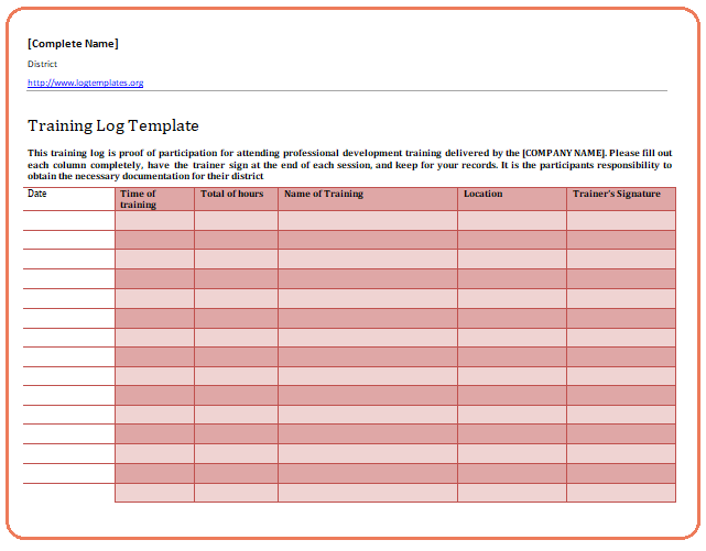 Workout Log Template Excel from www.logtemplates.org