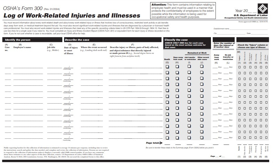 Daily Log of Work Template