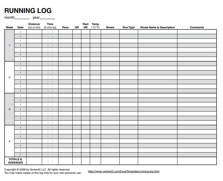 running-log-template-free-log-templates