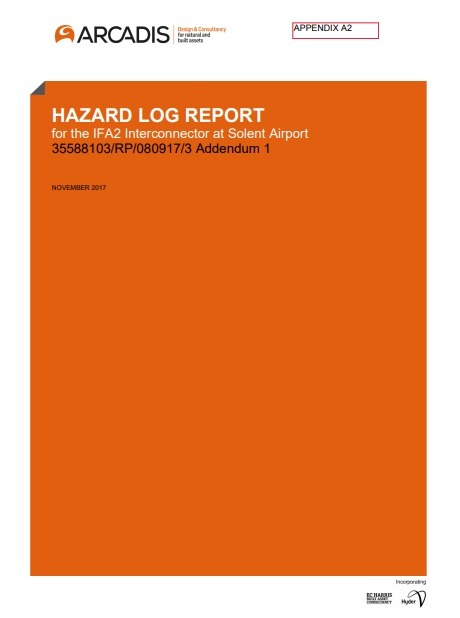 Hazard Log Format
