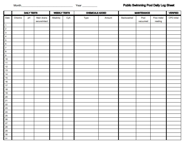 Daily Log Templates 15+ Free Printable Word, Excel & PDF Formats