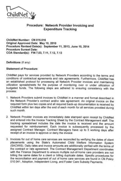 Invoice Tracking Log Template