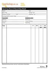 Running Log Sample Pdf