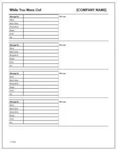 Phone Log Format