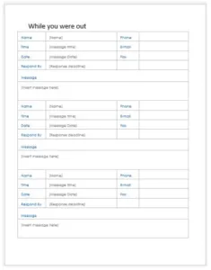 Phone Log Sample