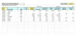 Christmas Inventory Log Template