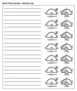 Journal Activity Log Template