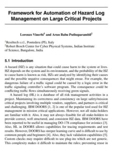 Hazard Management Log Template