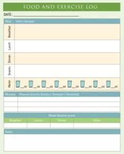 Daily Exercise Log Template