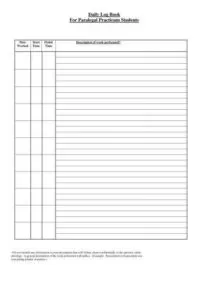 Daily Log Template PDF