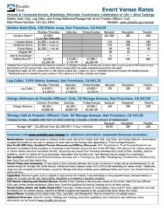 Event Reservation Log Form