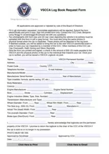 Log Book Request Form