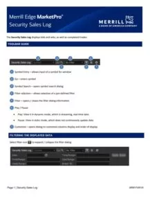 Security Sales Log Template