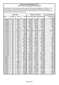 Trade Log Format