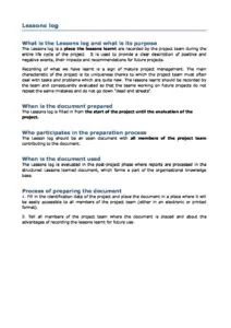 Daily Lesson Log Template Pdf