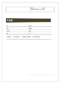 Free Fax Log Sheet Template